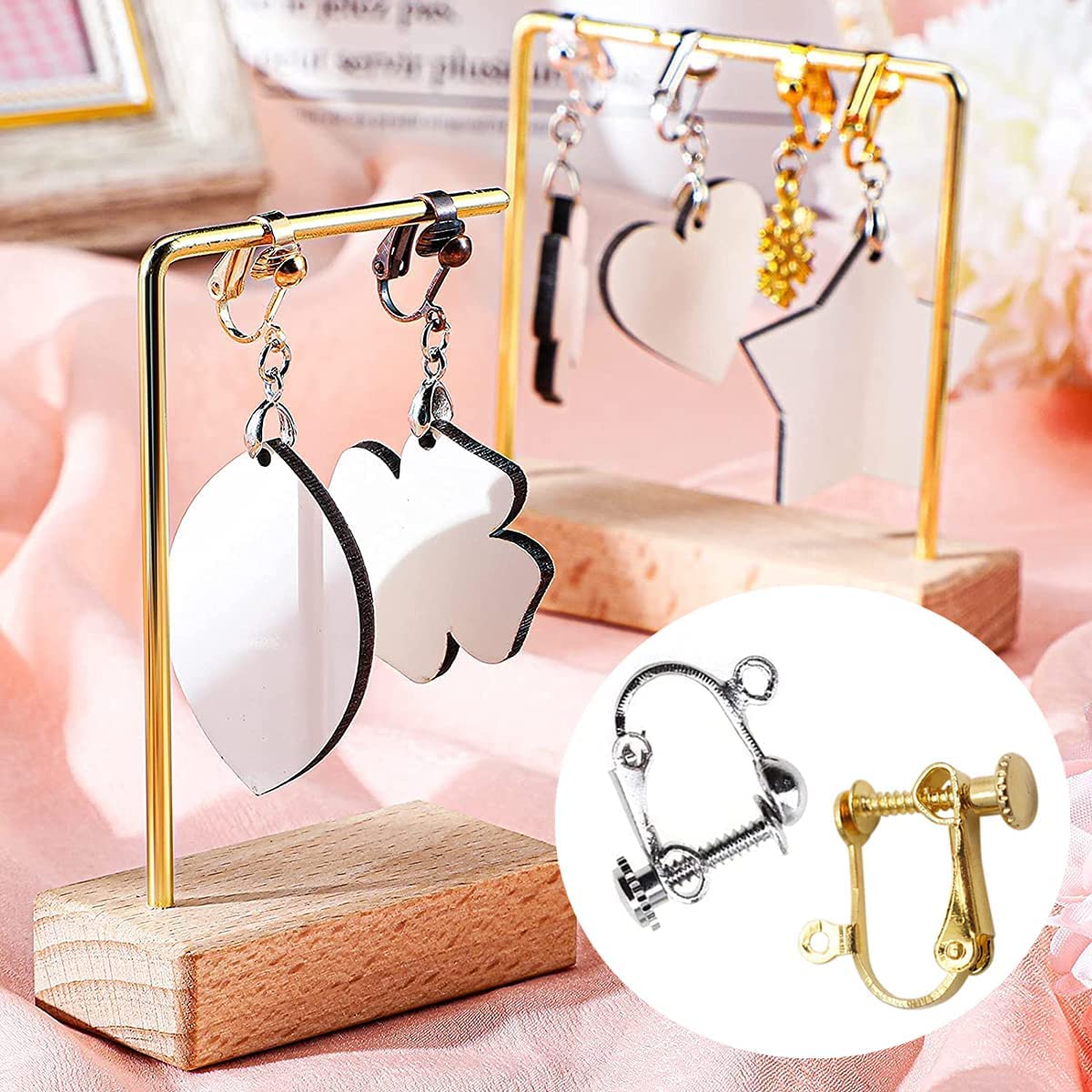 ピアス・イヤリングパーツのご案内 acrylic｜2026 earring parts (NYL) イヤリングパーツ サークル ネオン