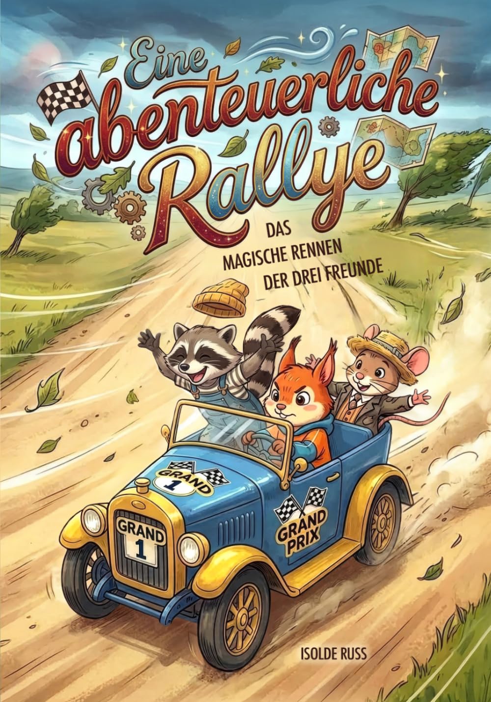 Eine abenteuerliche Rallye: DAS MAGISCHE RENNEN DER DREI FREUNDE (The Adventure Stories of Raccoon, Squirrel, and Mouse)