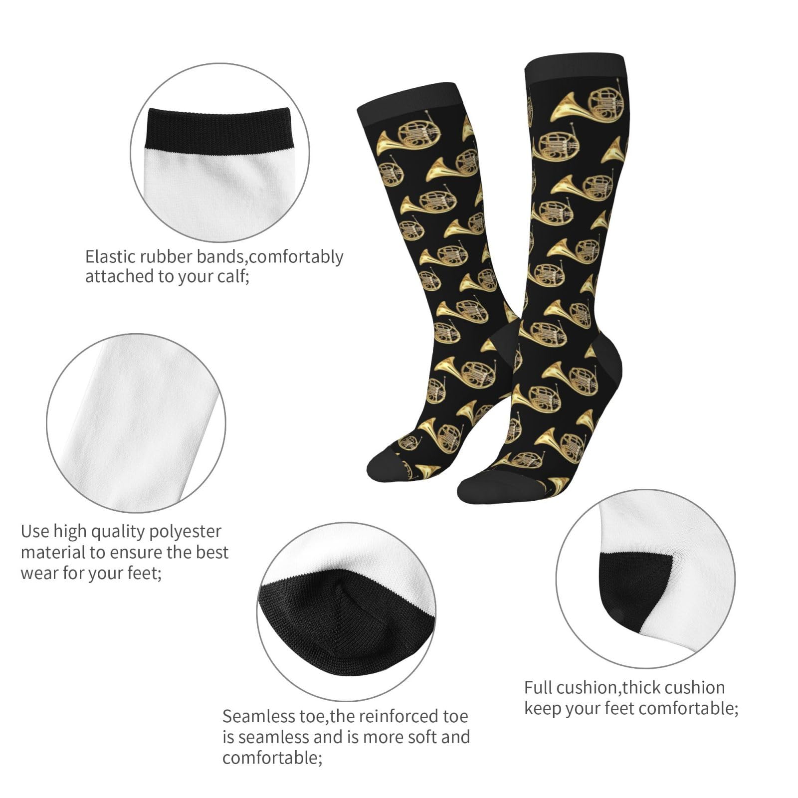 Calcetines unisex novedosos para mujeres, hombres, adolescentes, calcetines suaves hasta la rodilla, calcetines de fiesta, uso diario, calcetines de vestir