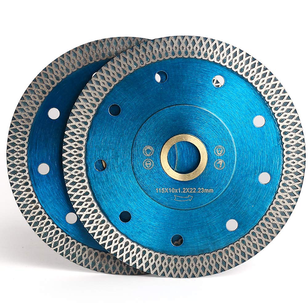 2Pcs/Lot 4.5" Tile Saw Blade Diamond Blade for Cutting Granite Marble Porcelain Tile …