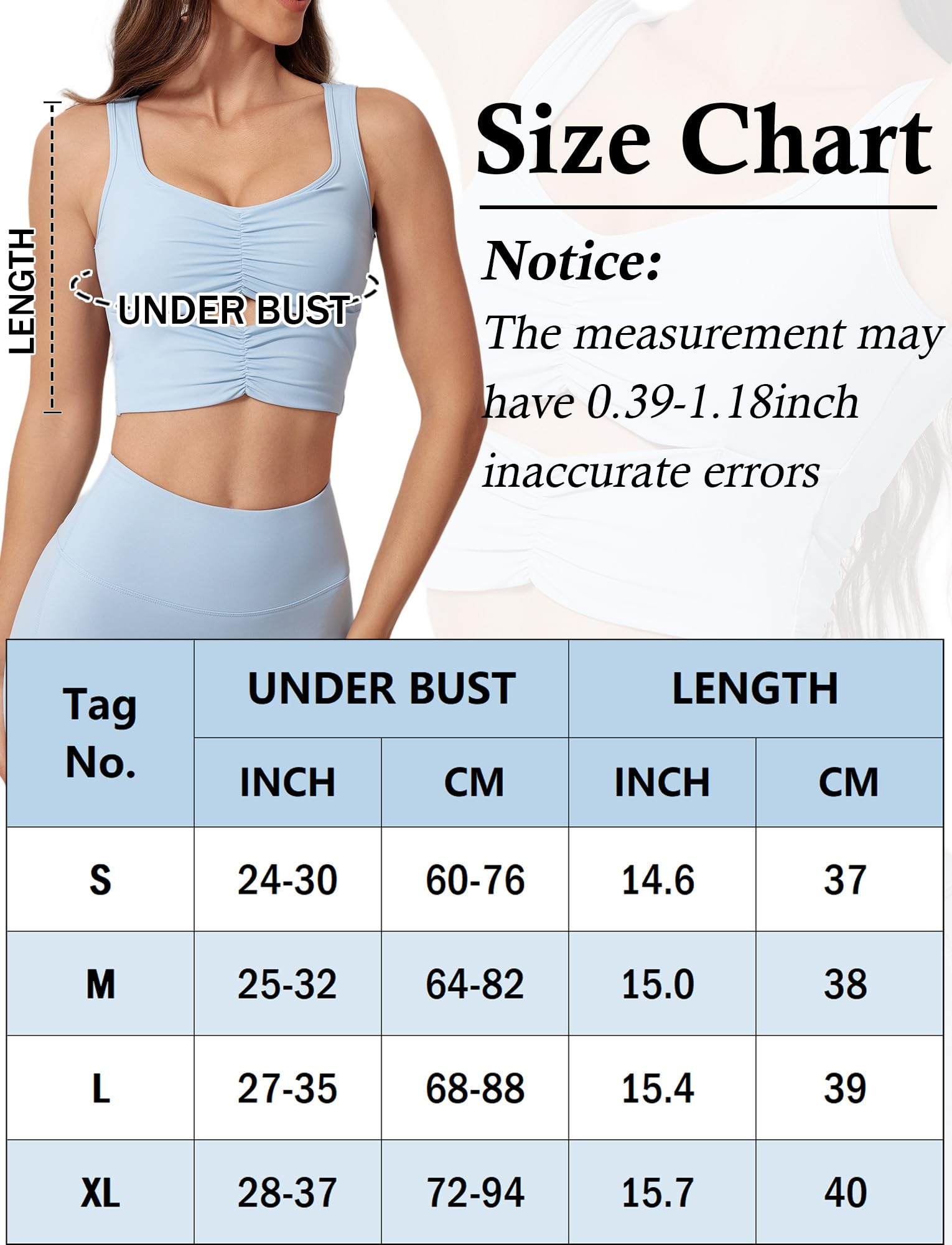 FEOYA Top da allenamento da donna imbottito sportivo canotta con spalline yoga crop top senza maniche camicia da palestra con reggiseno pastiglie