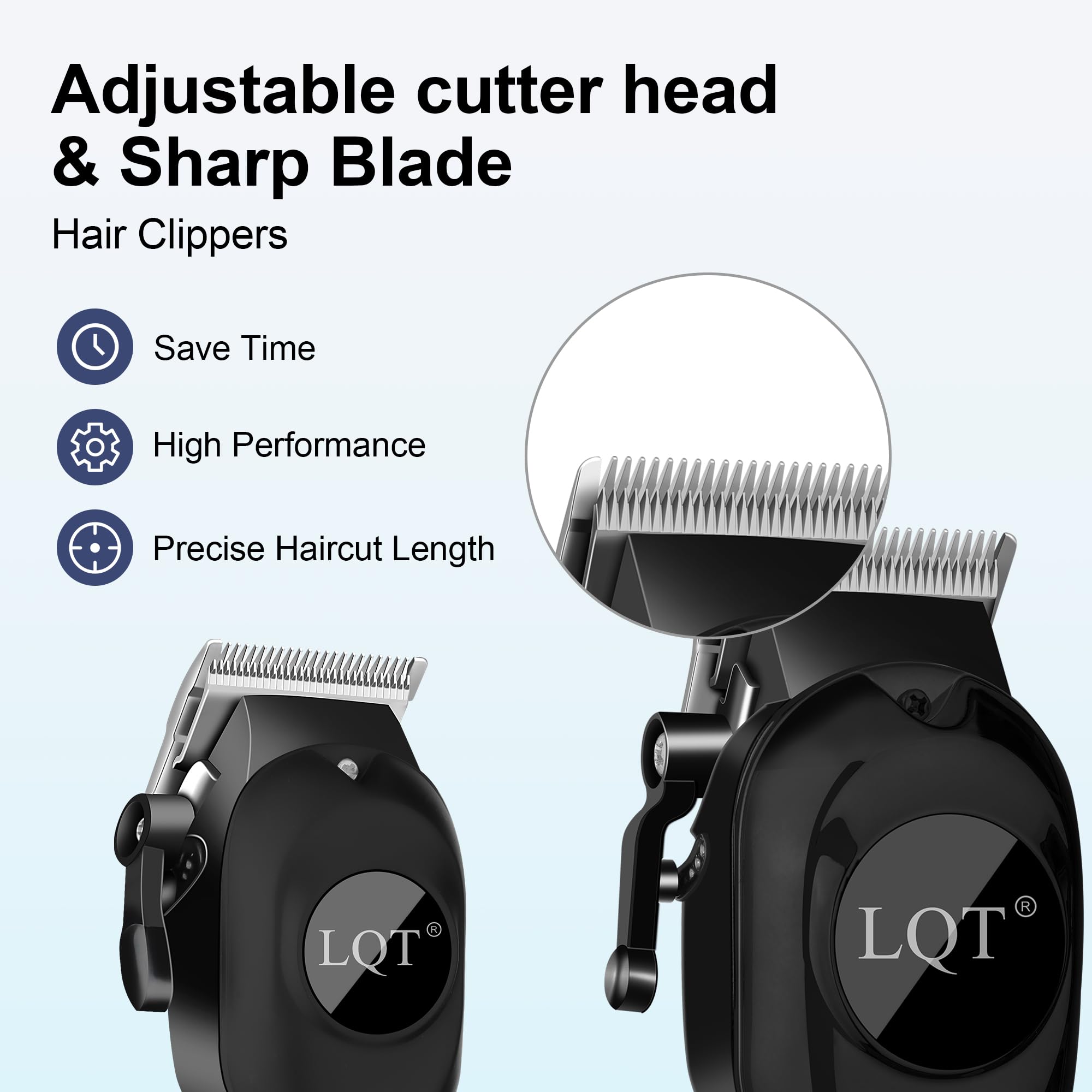 LQT Hair Clippers Men, Professional Hair Trimmer Mens - Image 4