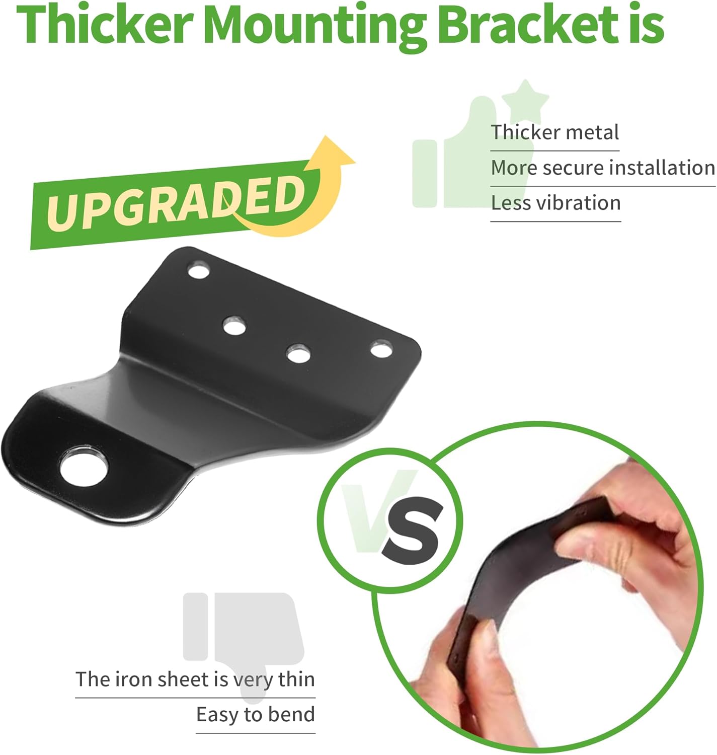 10L0L Universal Adjustable Golf Cart Panoramic Rear View Mirror, Rotatable 270 Rotation 16.5"Wide Angle Full Rearview Golf Cart Mirror for EZ Go, Club Car, Yamaha - Image 6