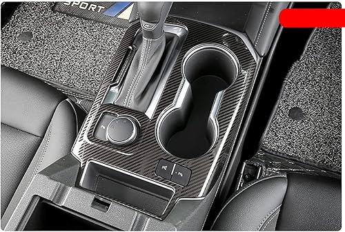 Miniatura 5 de Cartrims Star Control - Cubierta de panel de cambio de marchas, decoración de fibra de carbono, accesorios interiores de automóvil, compatibles con