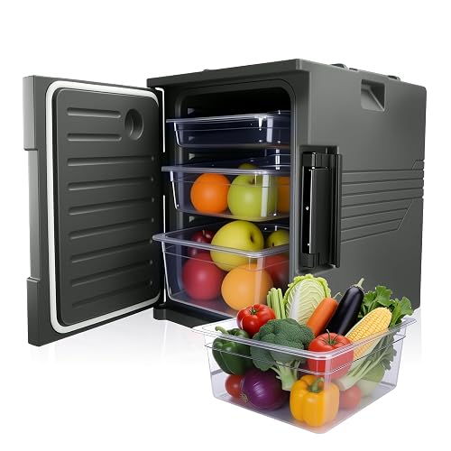 WELKOR 95QT Insulated Hot Box for Food, Commercial Food Warmer Stackable Design, Holds 6 Pans, 6-Hour Heat Retention for Catering, Buffet, Party & Outdoor