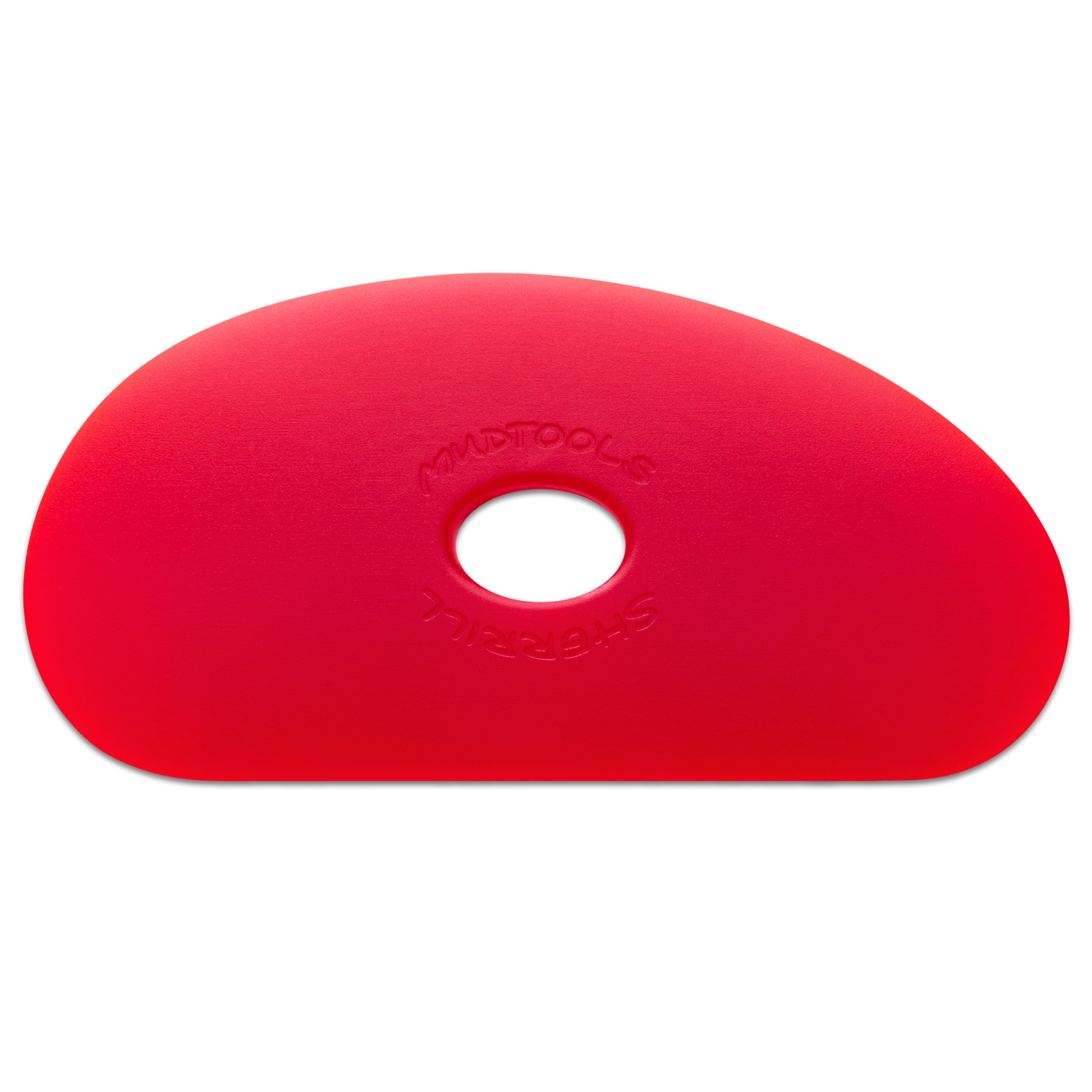 Baleine Mudtools 5 rouge en polymère pour éliminer les traces de doigts sur l'argile