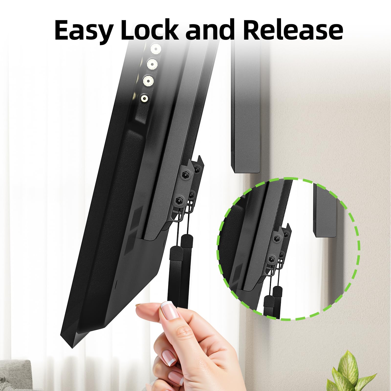 USX MOUNT Fixed TV Wall Mount with Low Profile for Most 26-55 Inch LED, LCD and Flat Screen TVs, TV Mount Bracket with VESA Up to 400x400mm and Weight Capacity 99lbs,and Space Saving TV Bracket — Amazon image 6