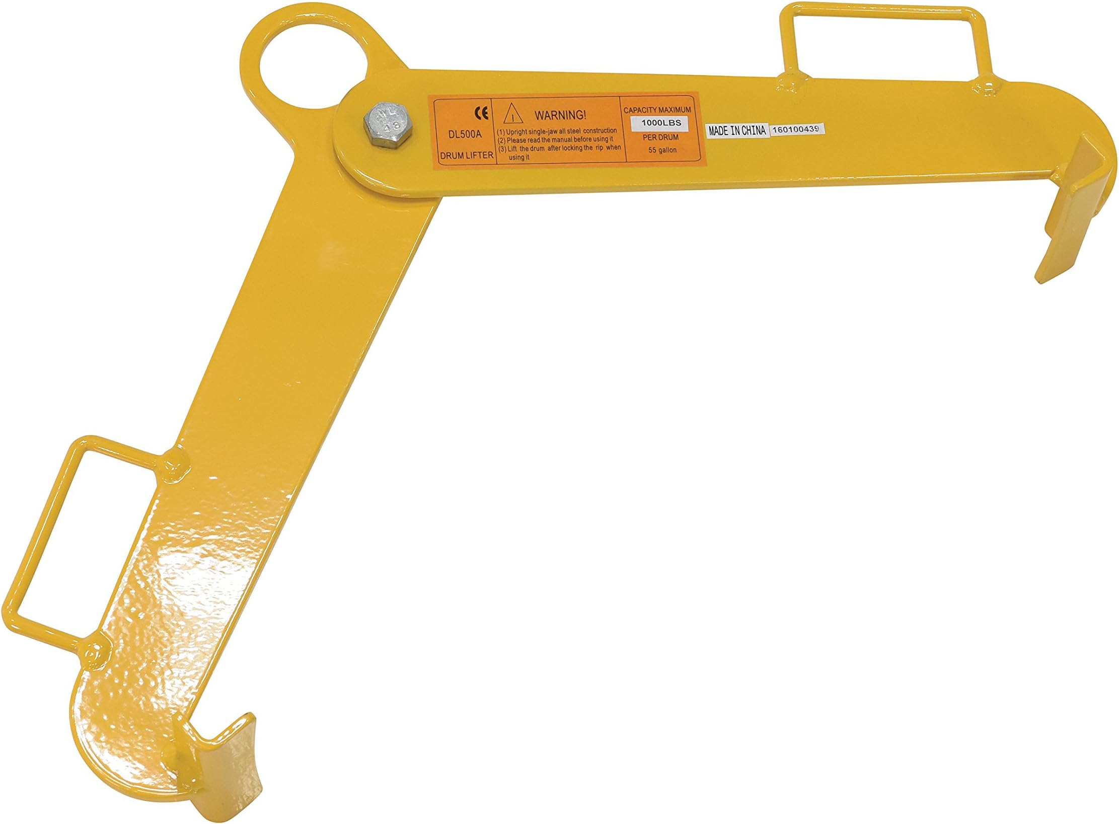 Vestil VDC-1000 Vertical Drum Clamp, 1000 lbs Capacity