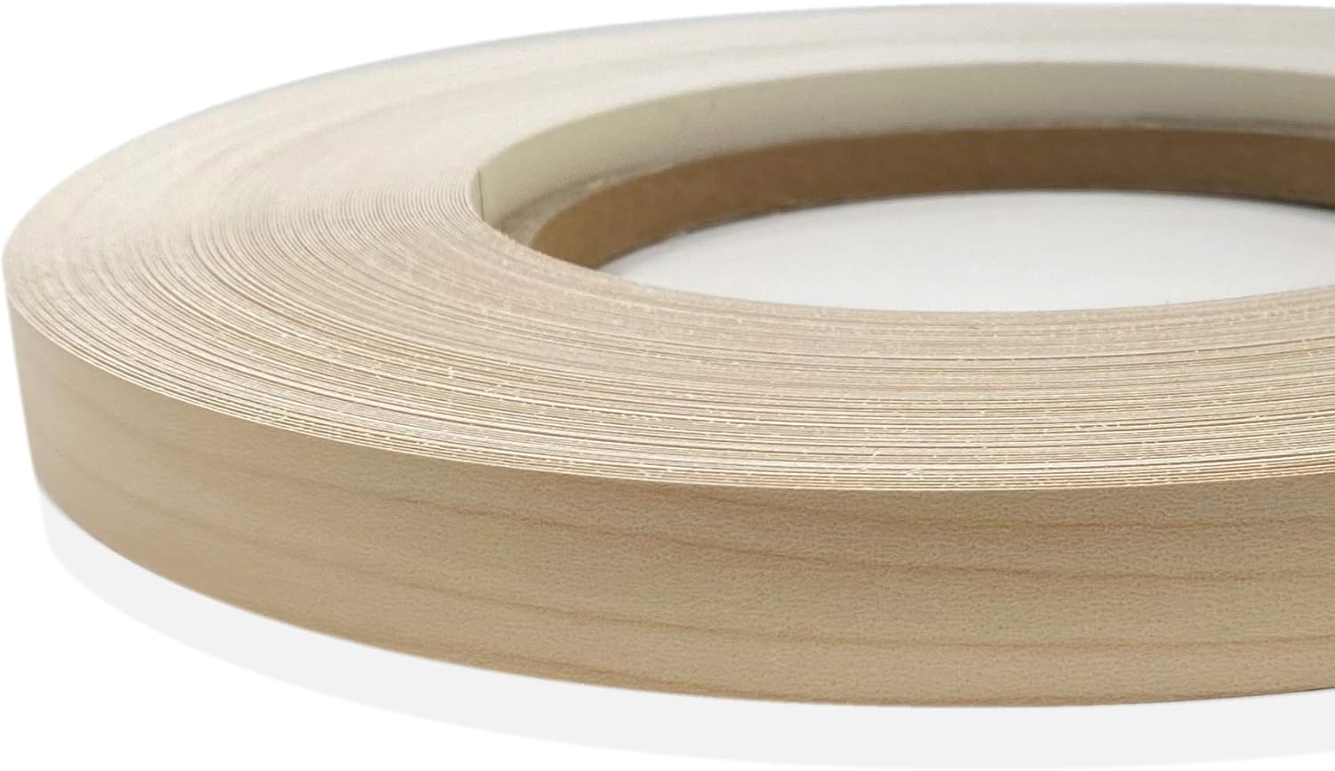 Edge Supply Hard Rock Maple Melamine Edge Banding - 7/8 inch x 250 ft Roll - Pre-glued, Flexible, Easy Iron-On Edging for Cabinet Repairs & Furniture Restoration