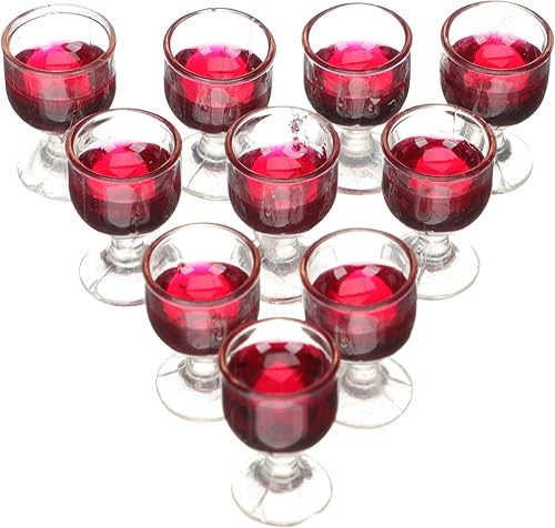 Miniatura 8 de ibasenice Copa de vino en miniatura para casa de muñecas, 30 unidades, 1 12, copas de cóctel en miniatura, casa de muñecas, copas de vino tinto para