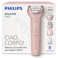 Philips Epilatore Serie 9000 - Epilatore elettrico Wet & Dry senza fili