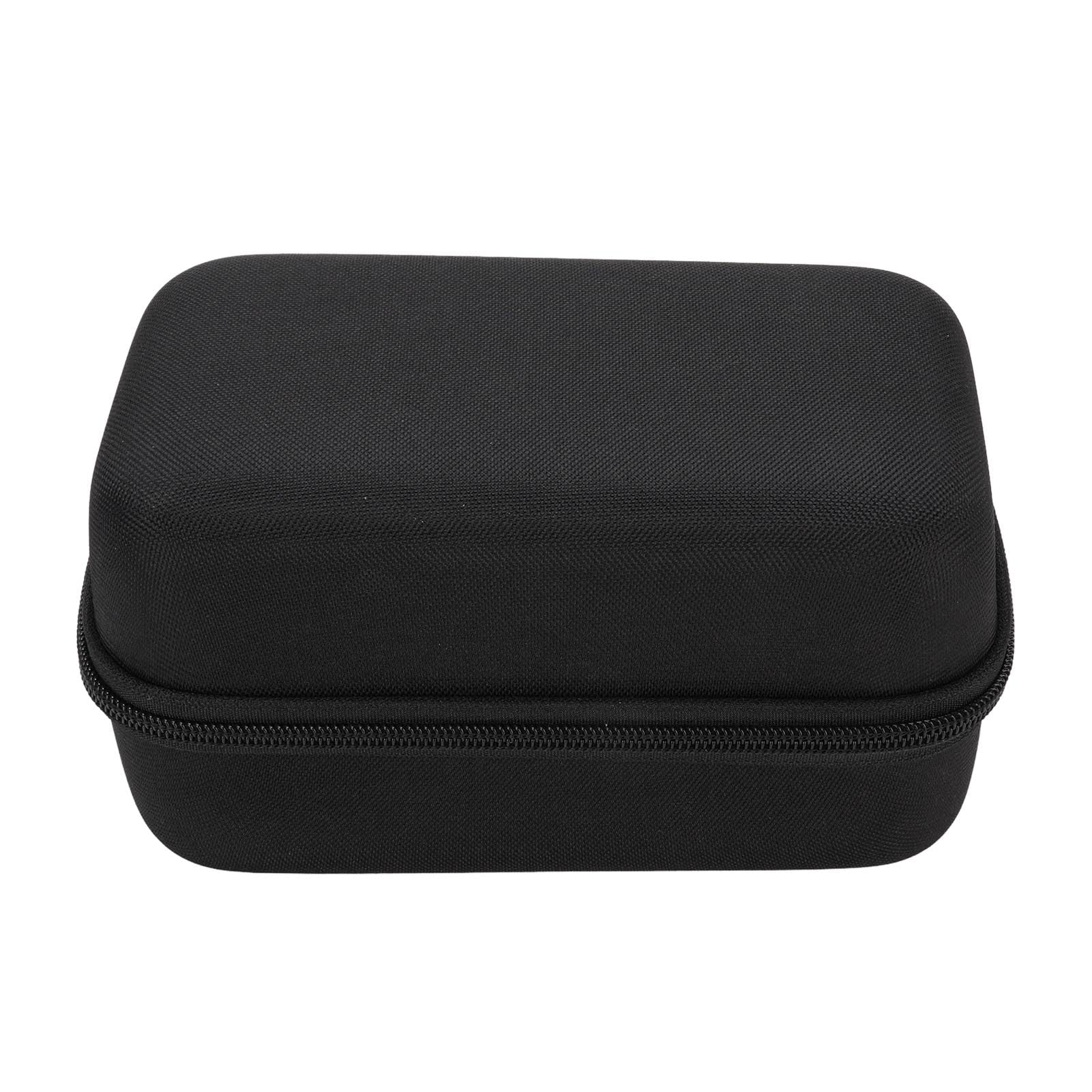Wakects Custodia Rigida per Altoparlante Custodia da Trasporto per Altoparlante in Nylon EVA con Scomparti per Accessori Maniglia con Rivestimento Morbido per Riporre in Viaggio Uso Quotidiano (BLACK)