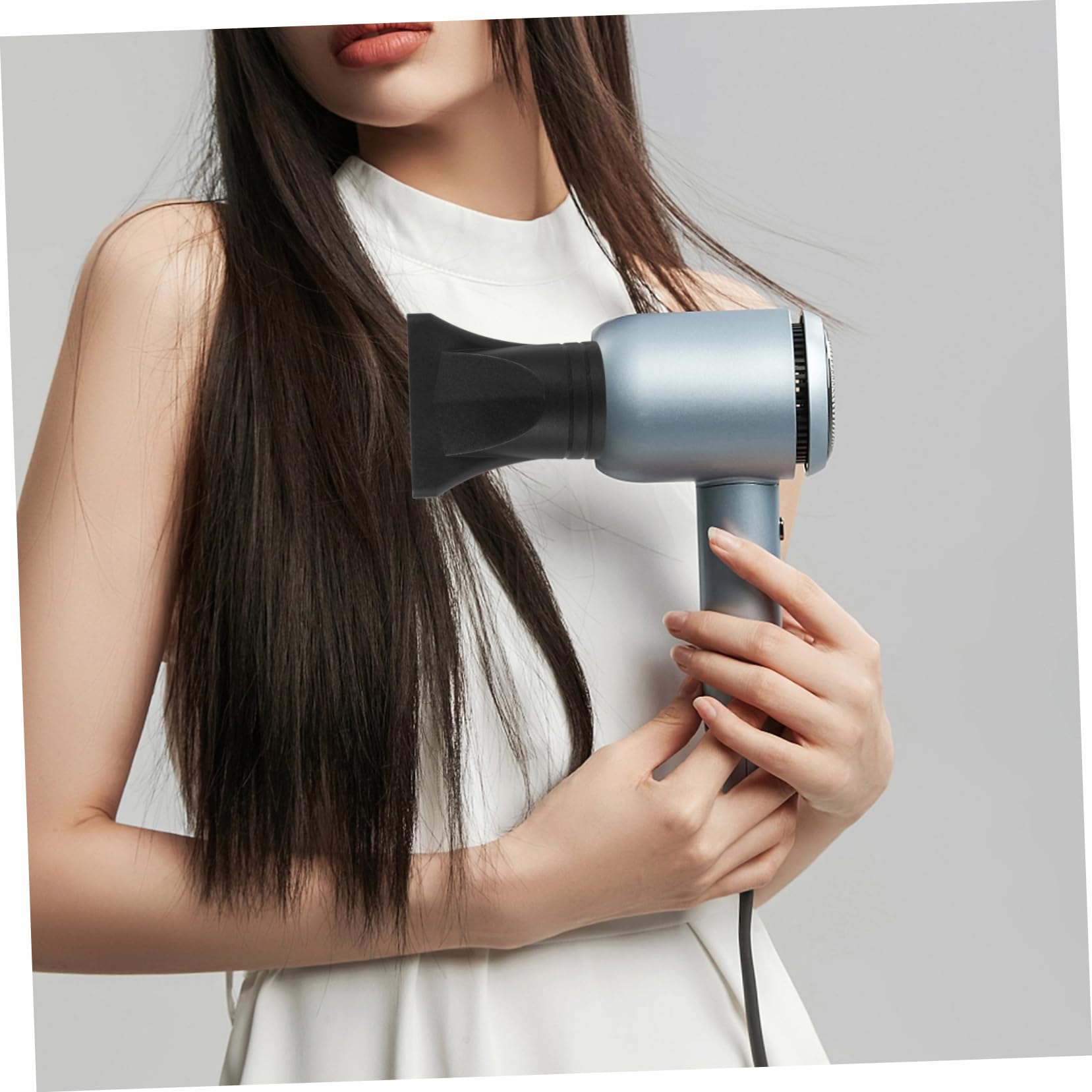 Boquilla difusora universal para secador de pelo, accesorio de nailon negro para un mejor estilo y control del encrespamiento, se adapta a secadores de pelo de 1.57 a 1.89 pulgadas 2