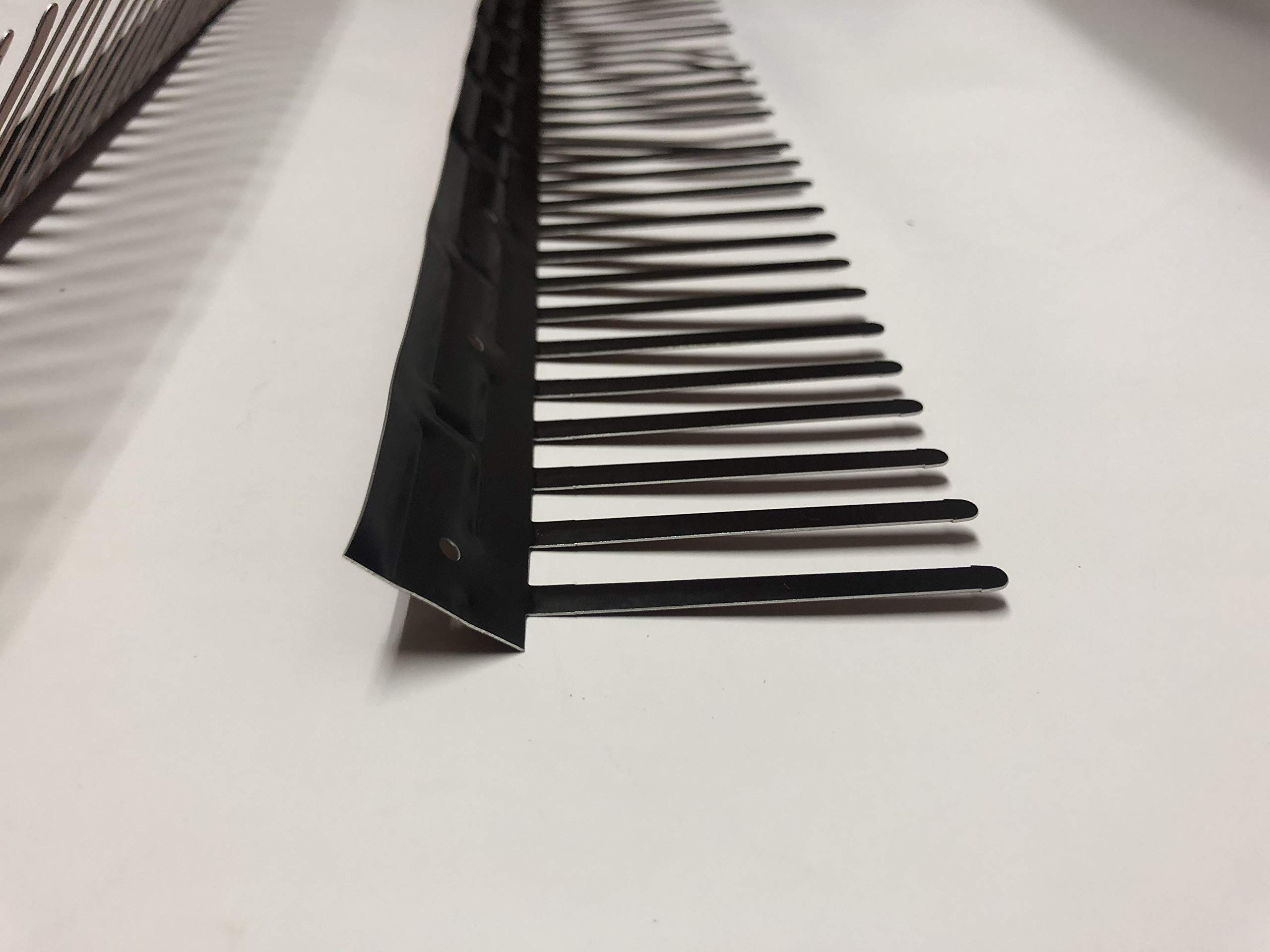 10 m grzebień do okapu z aluminium, brązowo-antracytowy, aluminiowy grzebień do okapu
