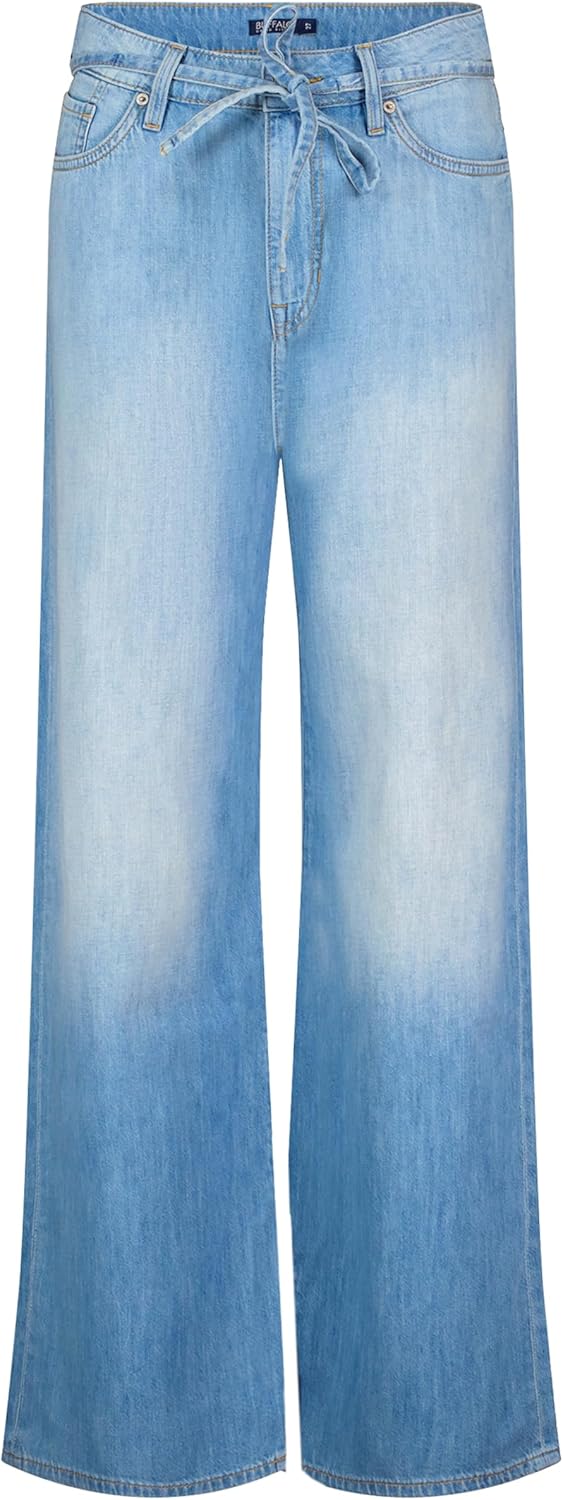 Buffalo David Bitton Women's Alecia High Rise Wide Leg Jeans