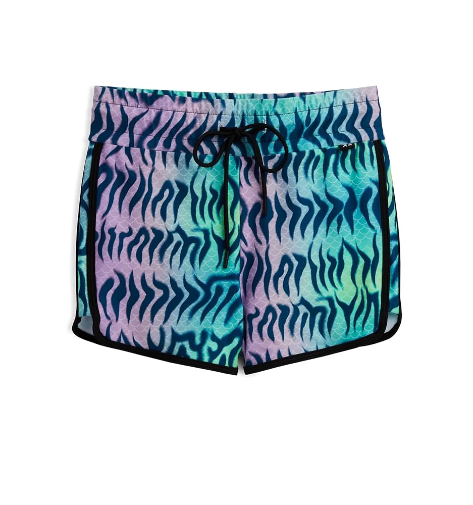 TomboyX Swim Boy Short, High Waisted Bathing Suit Bottom