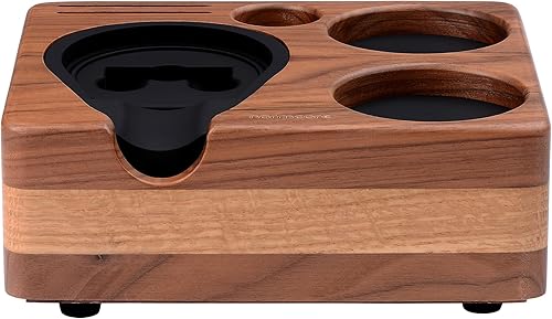 Miniatura 29 de Normcore Estación de amortiguación de espresso para 2.126 in 2.283 in Accesorios para máquina de expreso, soporte de portafiltros de alfombrilla