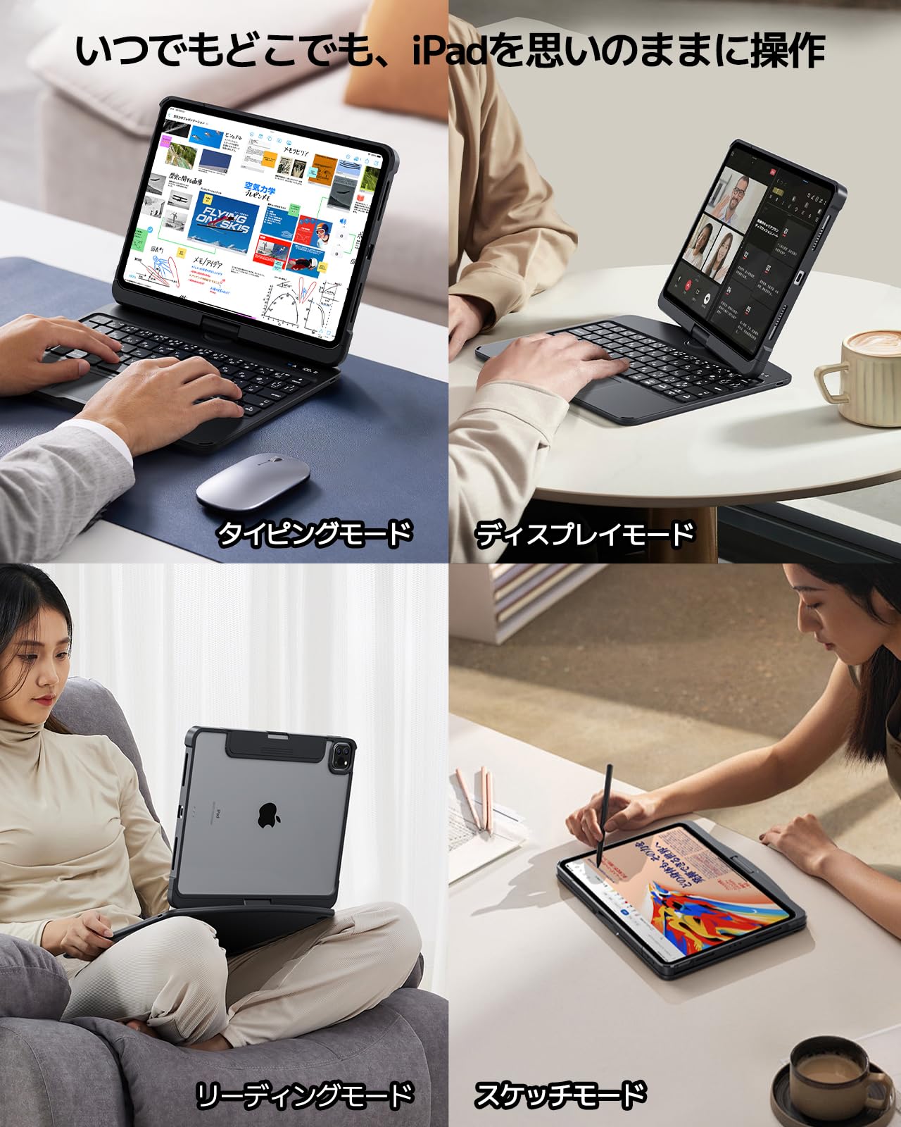 Amazon.co.jp: DODOLIVE iPad用 キーボードケース Air 11インチ(2025