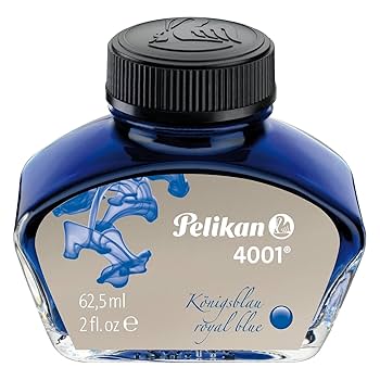 Pelikan 4001 万年筆と Blueインクセット PELIKAN Royal Blue Ink – 62.5ML Bottle : Amazon.in: Office