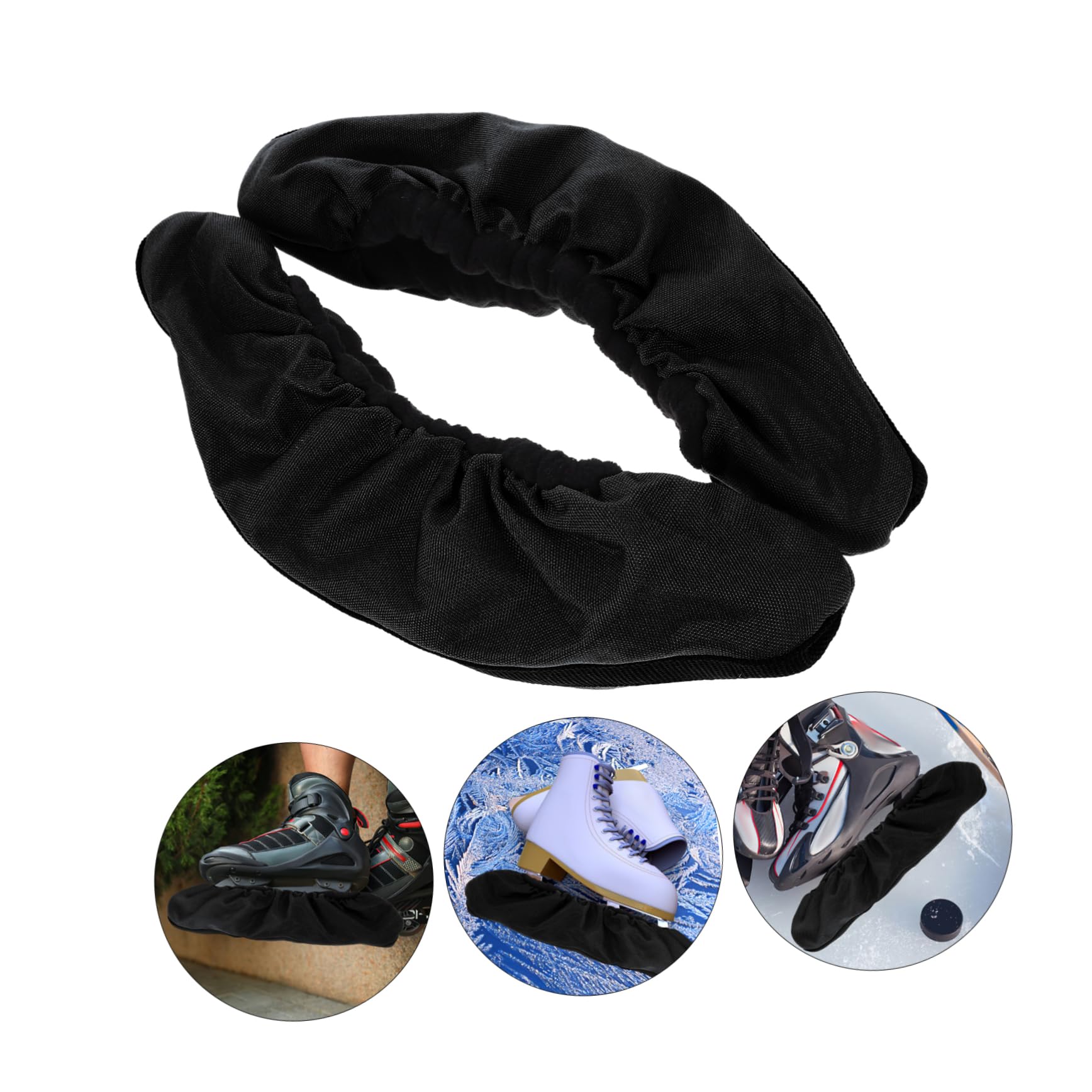 1 Par Protector de Cuchillas de Patines cubrezapatos Impermeable de Duros Hockey Protector de Patines Cubierta del Zapato de Patinaje patrón Patines de Hielo blindaje