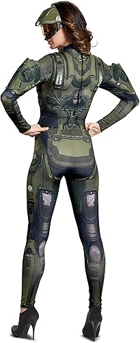 Miniatura 2 de Disguise Disfraz de Master Chief para mujer de lujo, Multicolor -