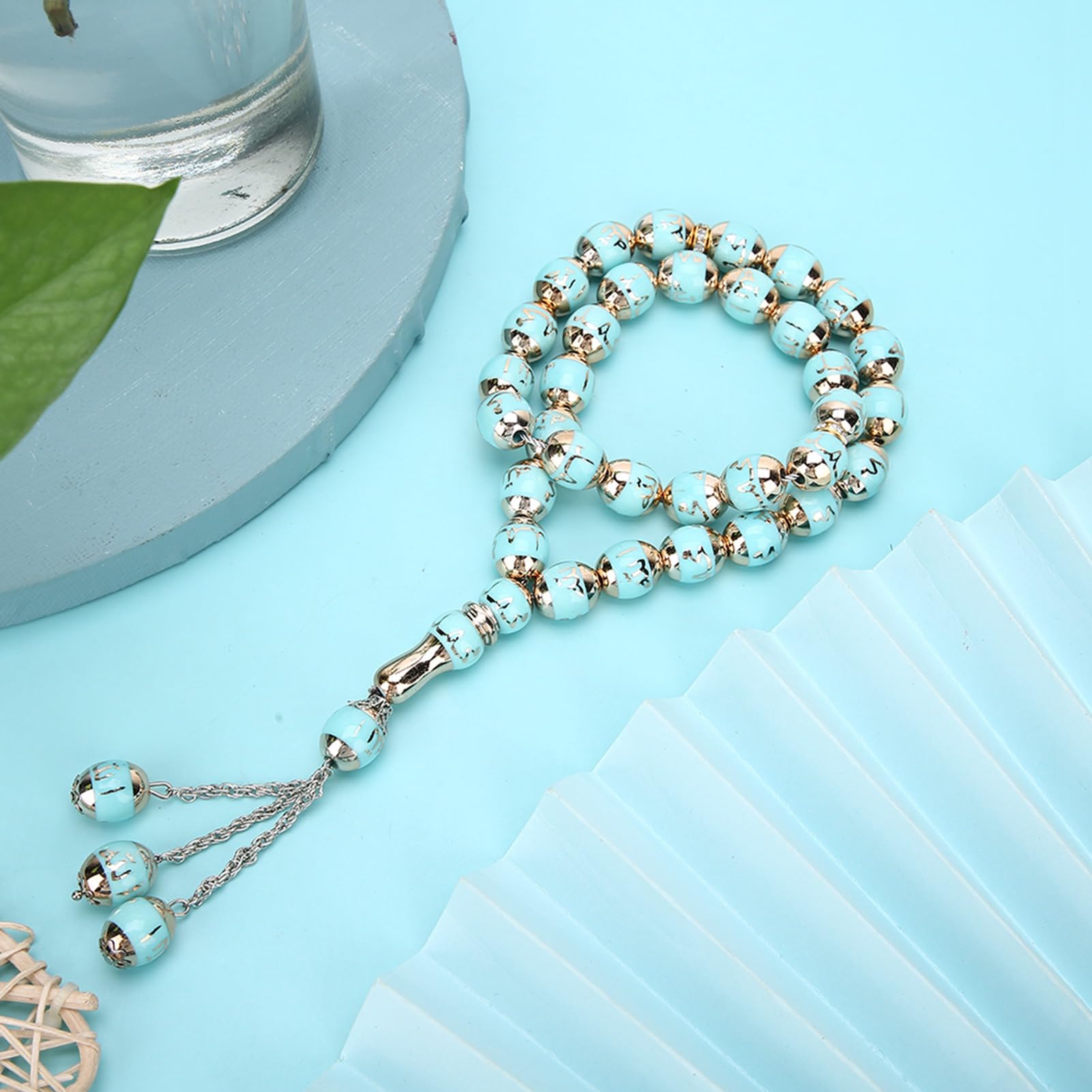 Fdit Handmade Resin Muslim Prayer Beads - Image 3