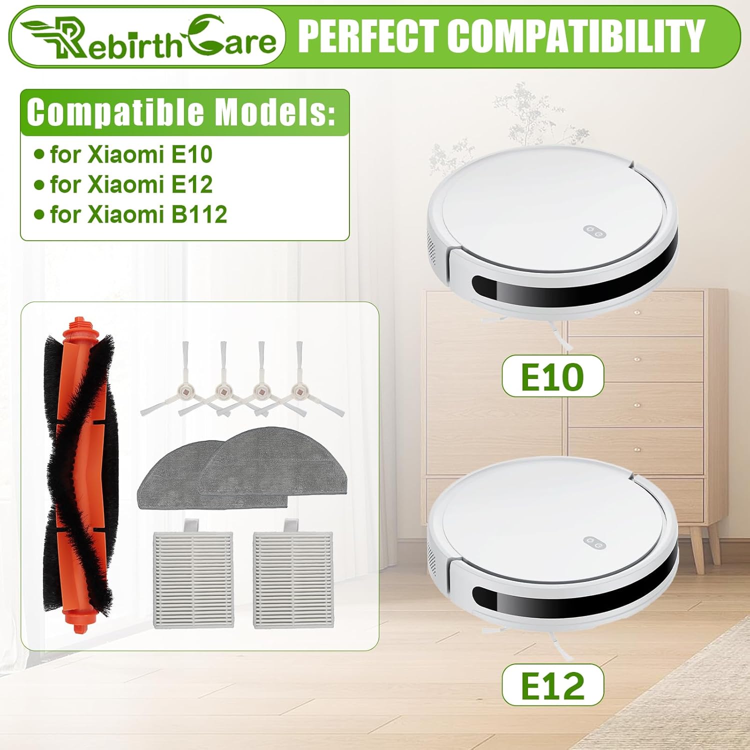 Vacuum Mop Yeelight E12 For Xiaomi Mijia Robot Vacuum E10/E12/B112