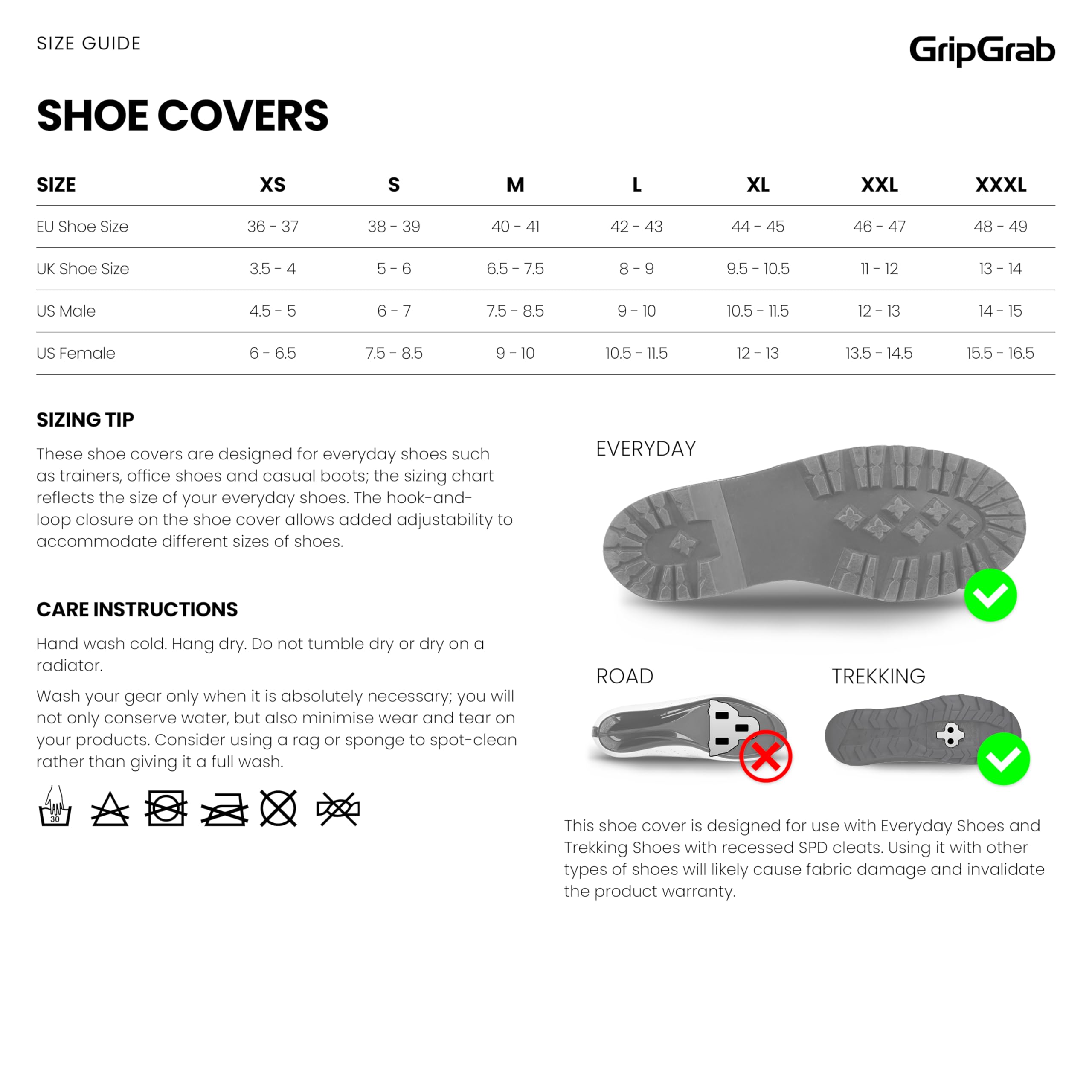 GripGrab Dryfoot 2nd Edition ochraniacze na buty dla dorosłych, wodoszczelne, ochrona przed deszczem, ochraniacze na koła, czarne, XL (44/45)