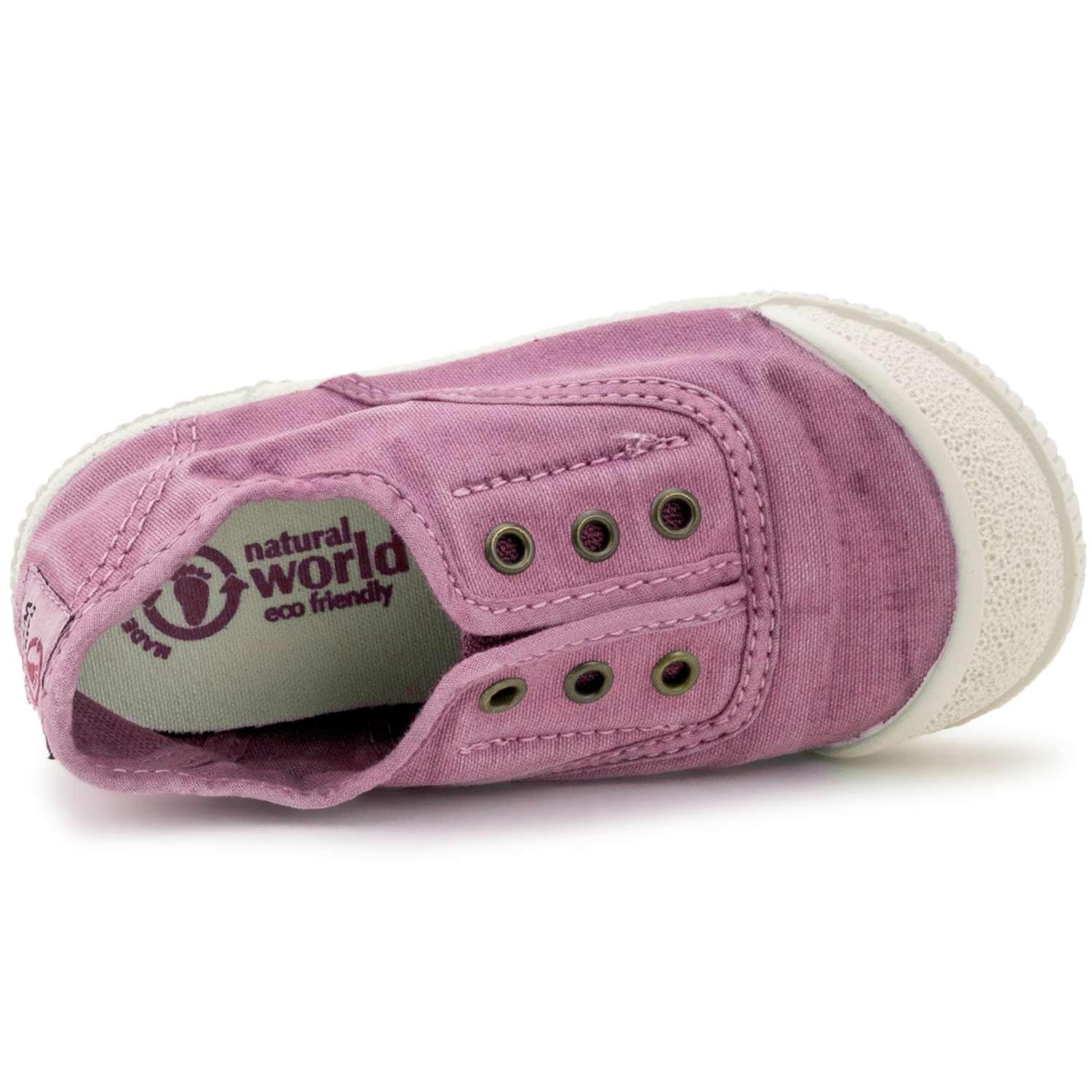Natural World Hoak Barefoot W450777 Mädchen Barfußschuhe aus Baumwolle