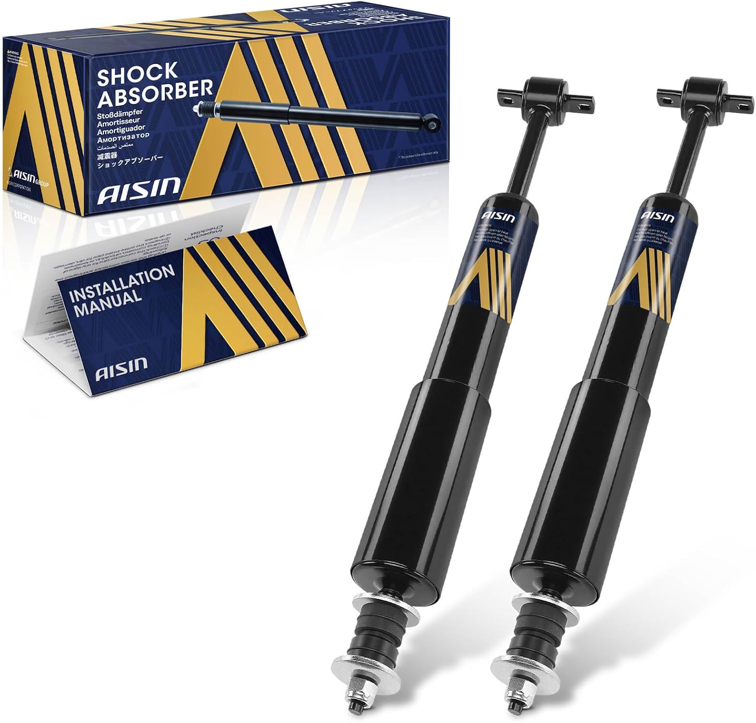 AISIN AFTERMARKET SABAZ-00683 Front Struts Shock Absorbers - Compatible with Ford Explorer 91-01, Explorer Sport Trac 01-05, Ranger 98-11, Mazda B3000 98-02, B4000 98-09 - Set of 2