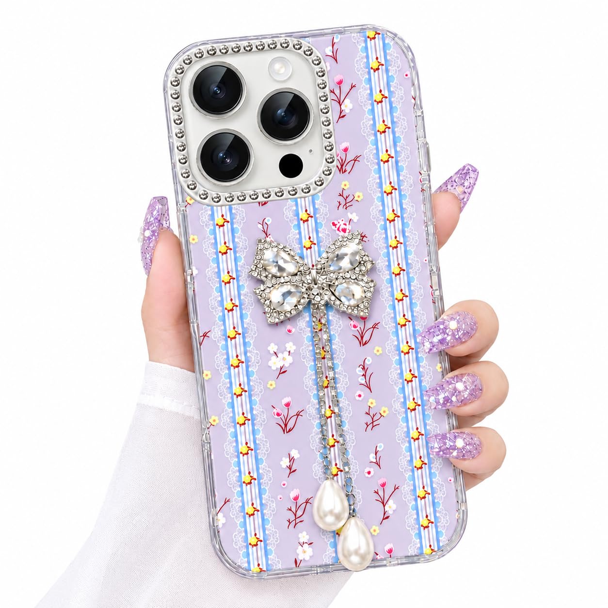 VONZEE Cute Pink Butterfly Transparent Back Cover for iPhone 17| Clear Shockproof TPU Protective Case | Slim Anti-Yellowing Crystal Clear Phone Cover for Girls and Women — Amazon image 18