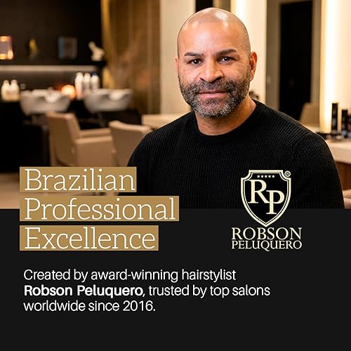 Miniatura 7 de Robson Peluquero Black Blonde Shampoo – Restore Extreme Luminous, 33.8 fl oz (1L) | Champú Tonificante Anti-Latón Cabello Brassy Blanqueado |