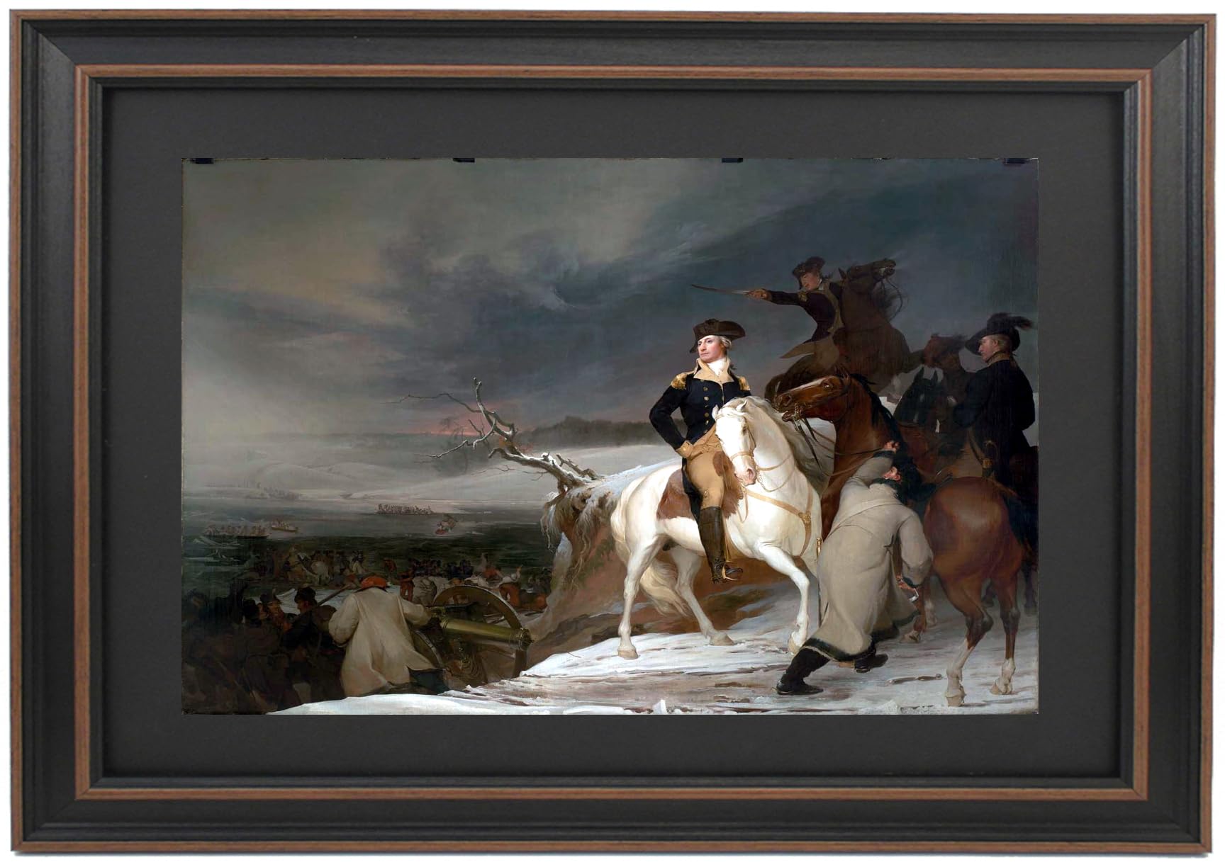 Amazon.com: Framed The Passage of the Delaware by Thomas Sully