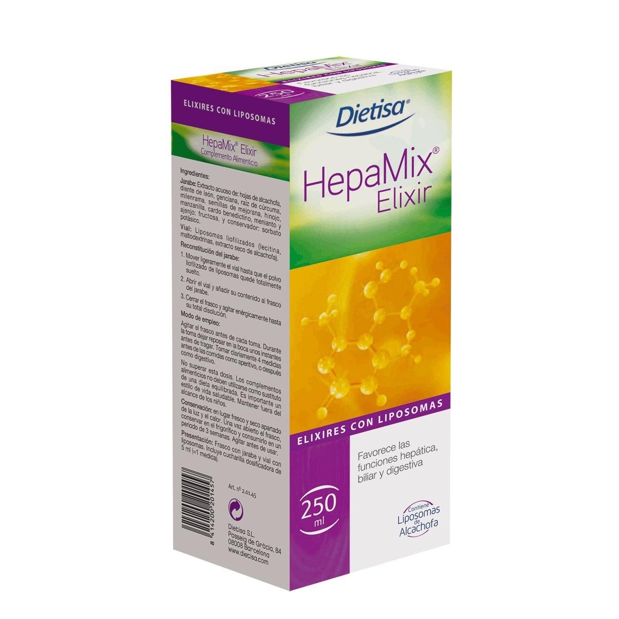 Jarabe Hepamix 250 ml de Dietisa