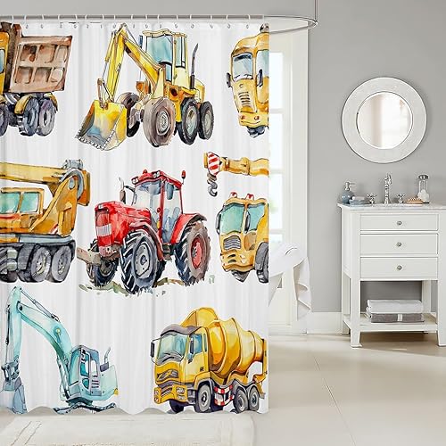 Vista 95 de Erosebridal Kids Tie Dye Shower Curtain, Girls Bohemian Hippie Bath Curtain, Watercolor Psychedelic Bathroom Accessories, Waterproof Polyester