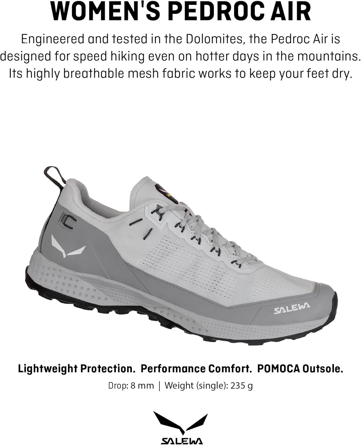 Salewa Women's Pedroc Air Lightweight Breathable Trekking & Hiking Shoe