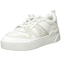 Lacoste L002 – Scarpe da Ginnastica da Donna, Bianco (Bianco), 39 EU