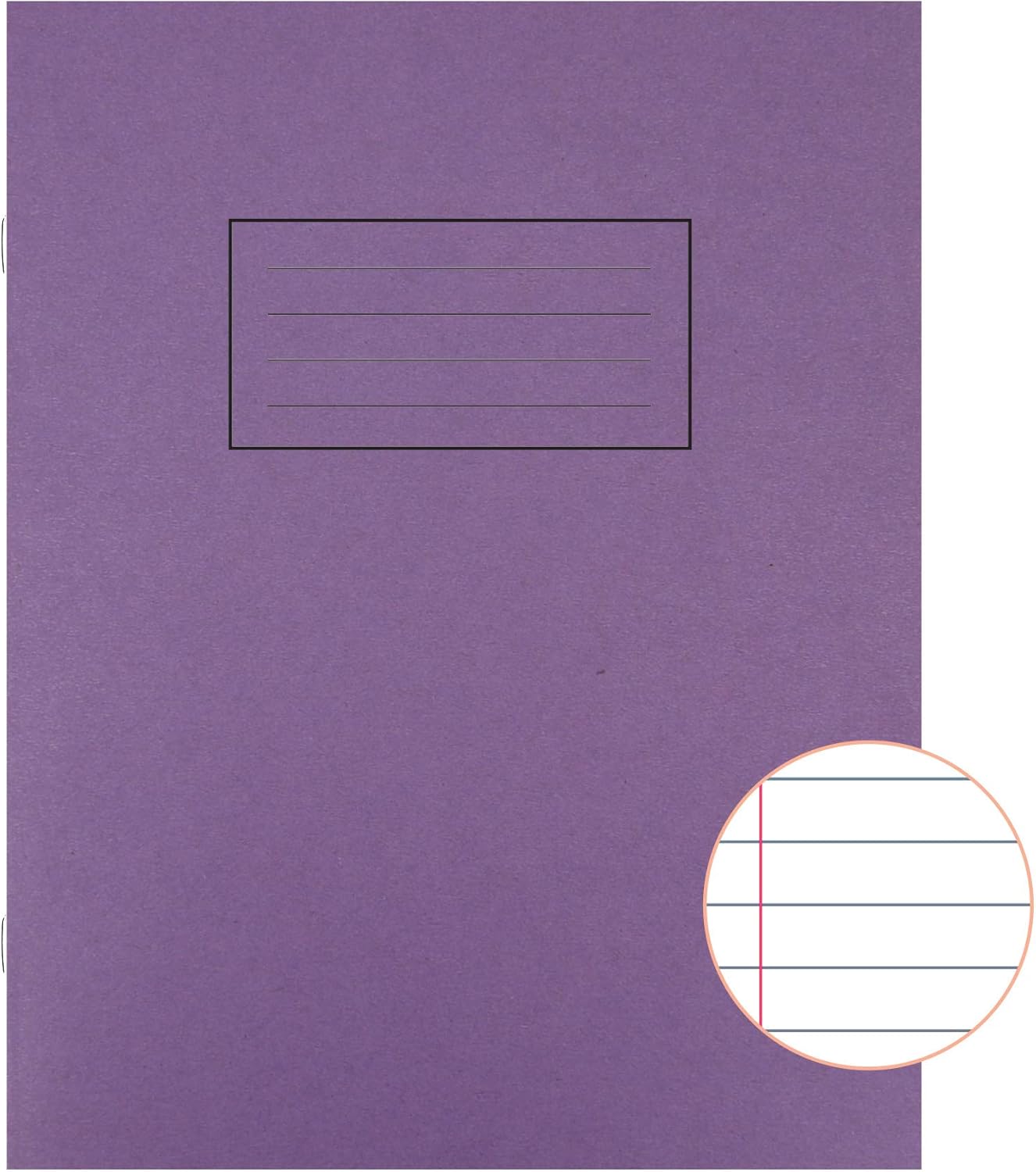 Silvine Exercise Book, 229mm x 178mm, Assorted, Pack of 10, SV42364