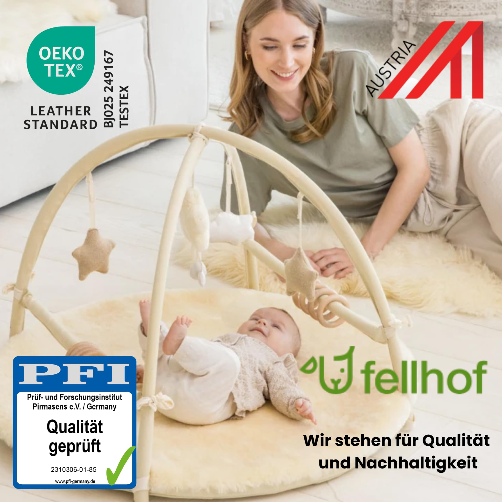Fellhof Wärmflasche Gross Bezug 100 % Alpakafell | Bettflasche 2 l | Reißverschluss, waschbar bei 30 °C | Wärmflasche mit Bezug Ideal für Babys & Erwachsene | Inkl. Baumwoll-Windel | Geschenk