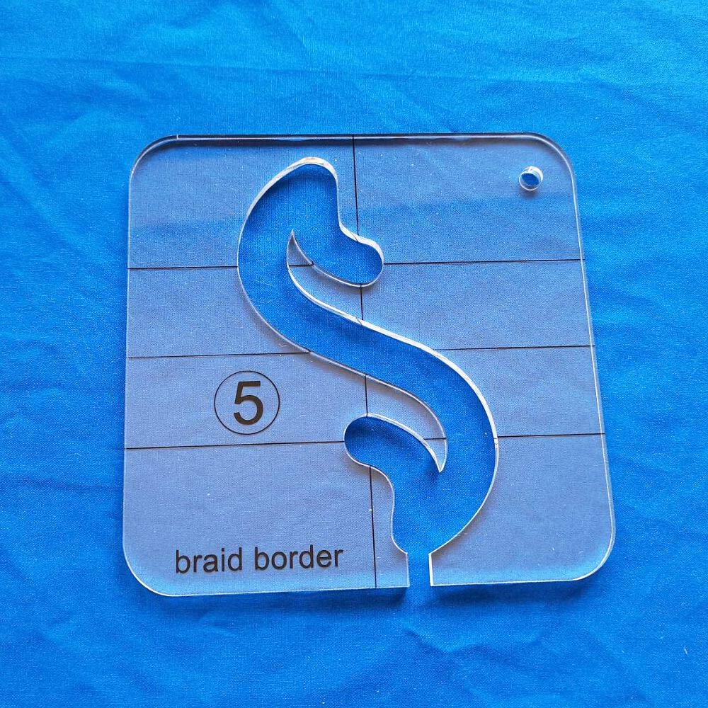 HONEYSEW Free Motion Quilting Template Series 5