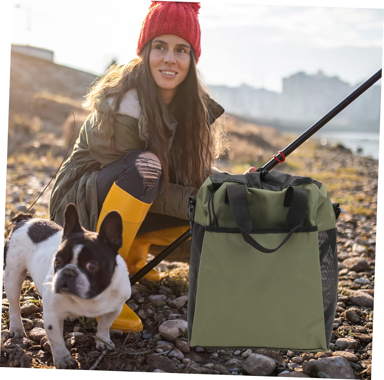 SUPVOX Fishing Accessories Organizer Boot Storage Pouch for Waders Hunting Boots