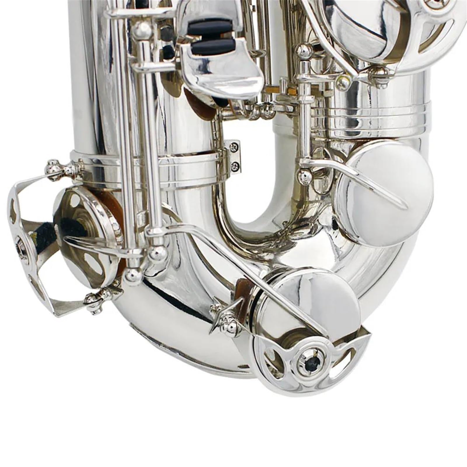 Saksofon Tenorowy Bb Srebrny Saksofon Tenorowy Instrument Jazzowy Z Futerałem Akcesoria Do Instrumentów Muzycznych profesjonalny Saksofon