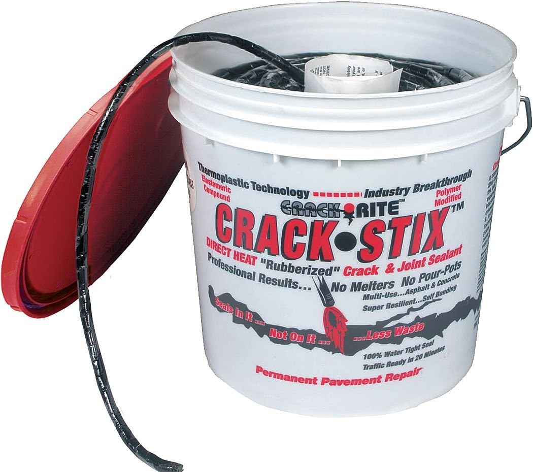 Crack Stix Blacktop Crack Repair, 1/4 D., 250ft., Black