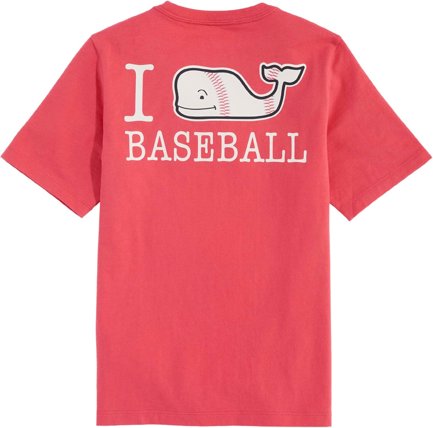 Vineyard Vines Boys Boys' I Whale Baseball Short-Sleeve Pocket Tee