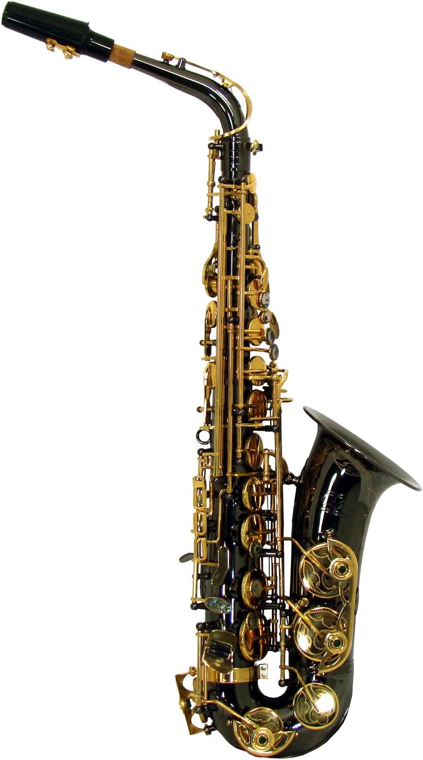 Series II Semi-Pro Alto Saxophone - Metallic Black with Gold Lacquered Keys