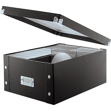 Snap-N-Store CD Storage Box: Shield and Organize Your Cherished Music Collection