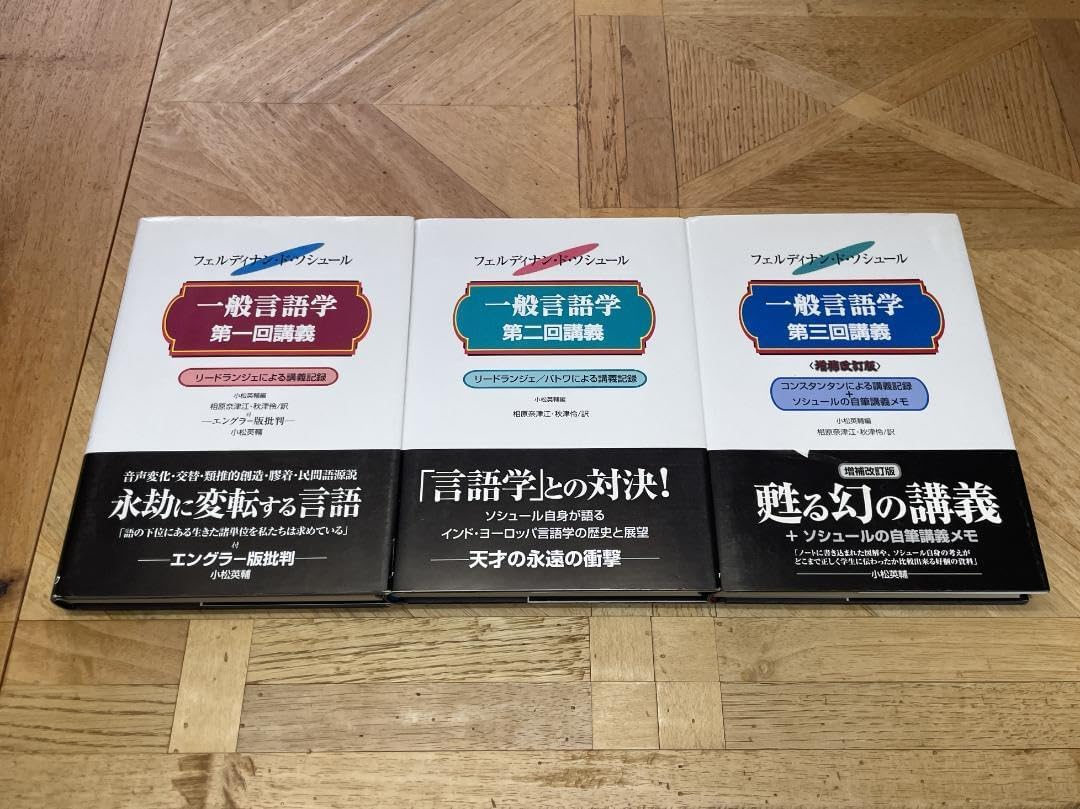 【おまけ付き】ソシュール一般言語学講義ほか3冊 購入 品、3冊セット 一般言語学講義 ソシュールソシュール 一般言語学講義