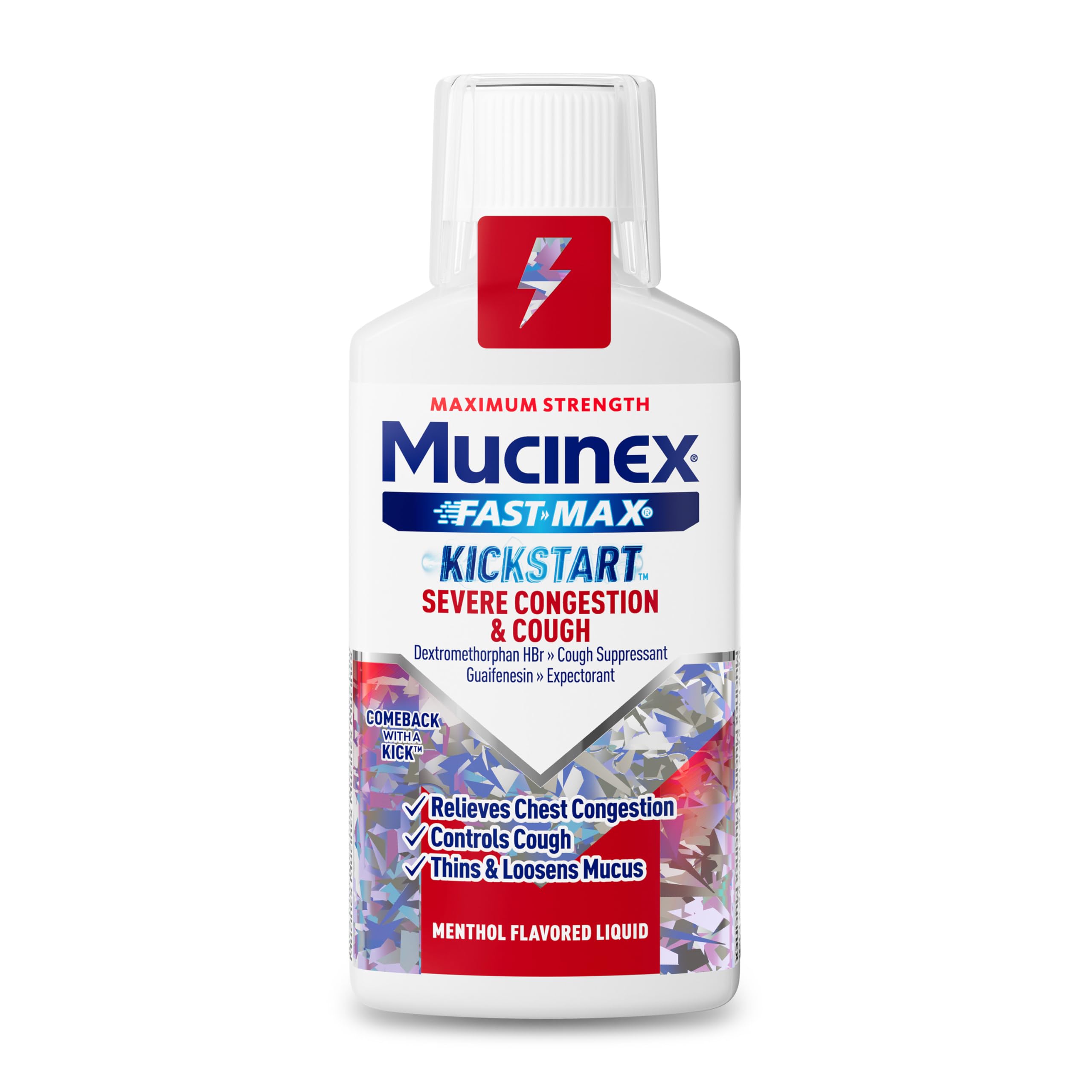 Mucinex Fast-Max Maximum Strength Severe Congestion & Cough Liquid, 6 FL OZ — Amazon image 12