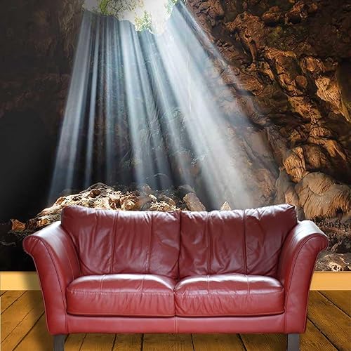 Miniatura 3 de Papel tapiz para Pared De Sala Elegante Natural Cave Walpaper Papel tapiz para dormitorio, aplicación multiescena (W) 118 pulgadas X (H) 110 pulgadas