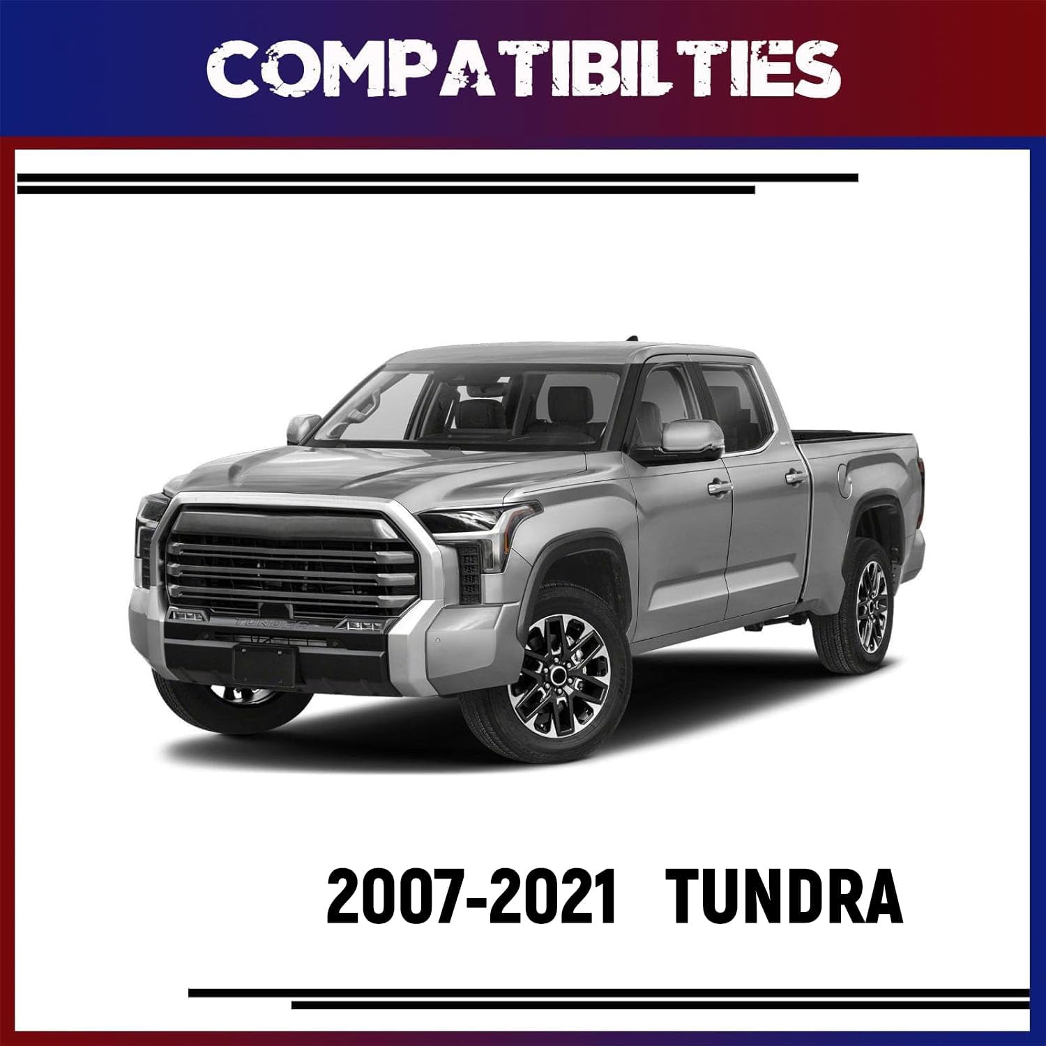 FLYCLE 3 Inch Front Leveling Lift Kits for 2007-2021 Tundra, 3'' Forged Front Strut Spacers Suitable for Tundra 2007-2021